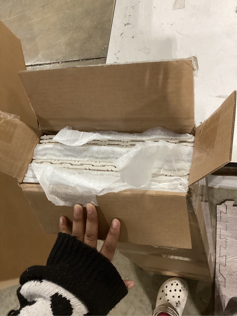 Condition photo showing Good Condition for art3d wainscoting wall panel kit, 37.8" tall beadboard panels for walls, polystyrene board and batten wall panel kit, easy diy decorative trim for living room, kitchen, bedroom – covers 31 sq.ft 37.80" x 9.84" x 0.24" white ash 12