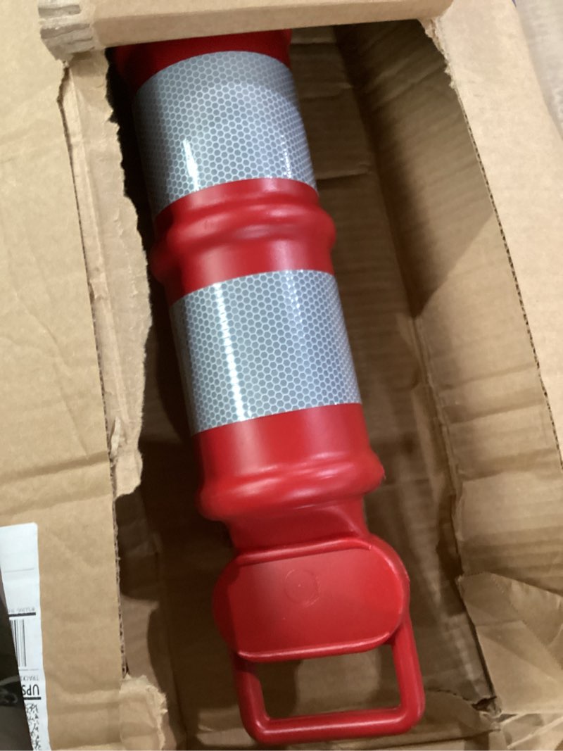Condition photo showing Good Condition for 41" ez grab straight red post-(2)4" hip collar & base