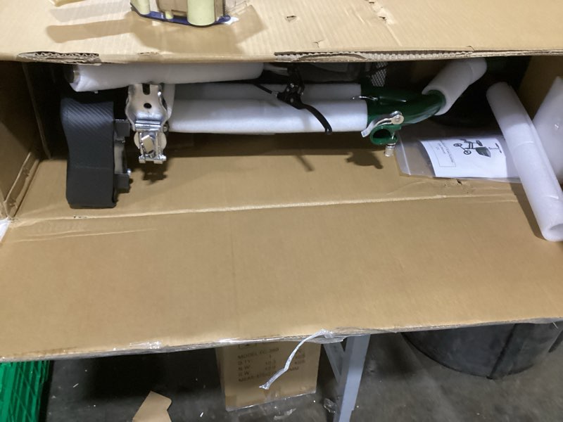 Condition photo showing Good Condition for KneeRover Steerable Knee Scooter Knee Walker for Adults for Foot Surgery, Broken Ankle, Foot Injuries - Foldable Knee Rover Scooter for Broken Foot Injured Leg Crutch Alternative with Basket Green