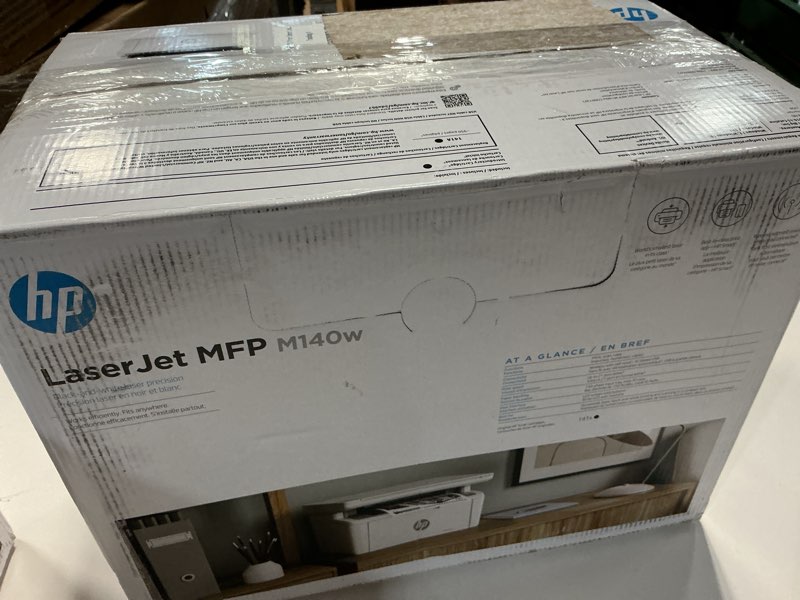 Condition photo showing Good Condition for hp laserjet mfp m140w wireless black & white printer, print, scan, copy, fast speeds, easy setup, mobile printing, best-for-small teams