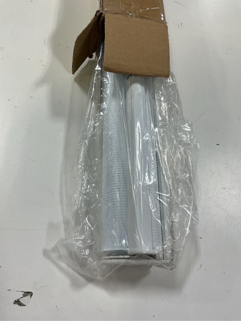 Condition photo showing Good Condition for lazblinds no tools no drill cordless zebra blinds for windows, dual layer light control for day and night, light filtering privacy roller blinds and shades for home, 34" w x 72" h, white white 34"w x 72"h