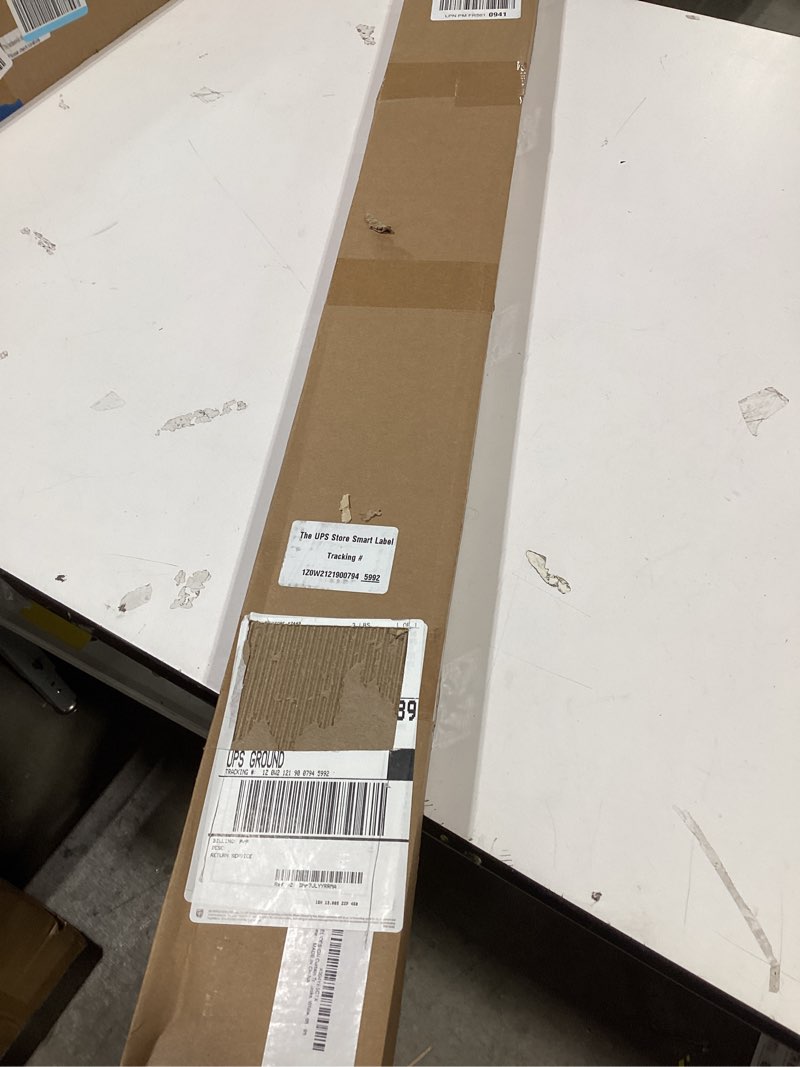 Condition photo showing Good Condition for felidesign curtain track, ceiling curtain track for room divider, ceiling mount rail set with roller hooks, white, 6ft - 9ft