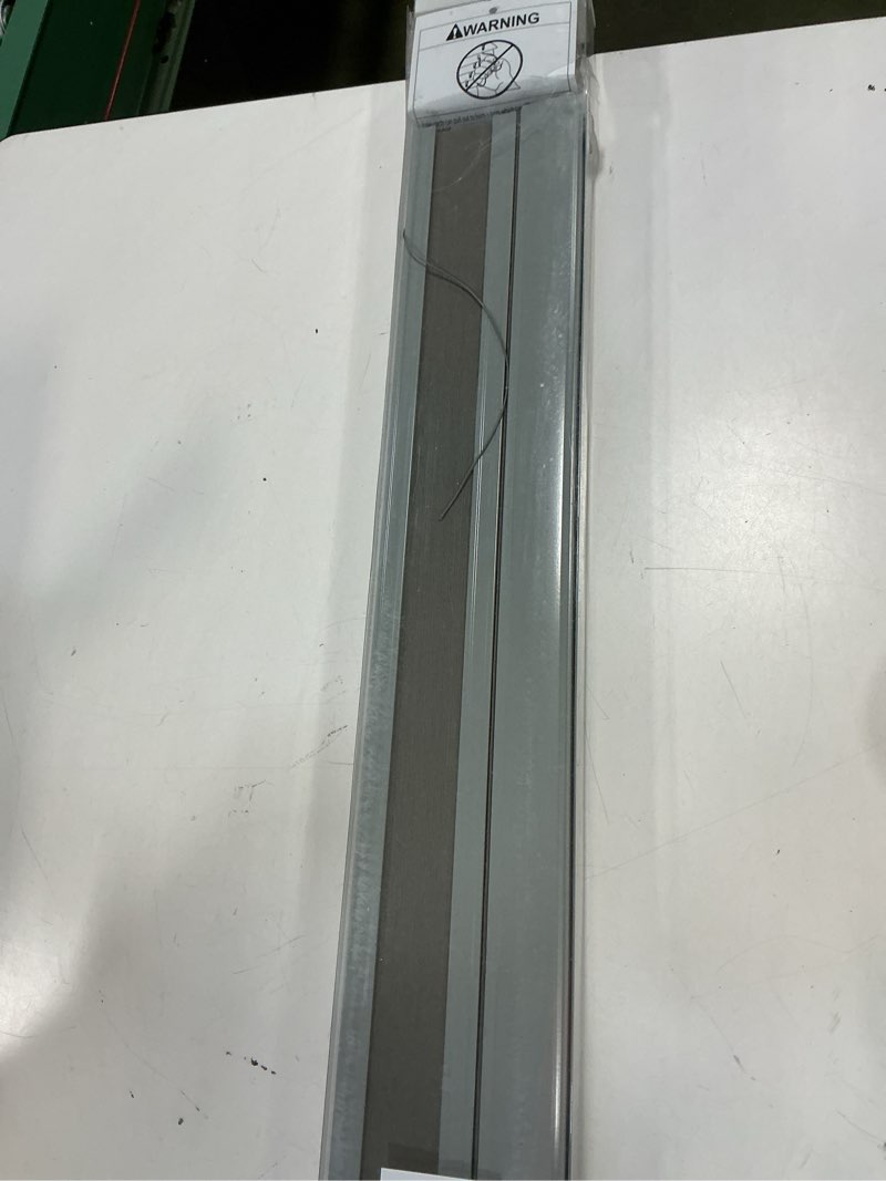 Condition photo showing New/Like New for LazBlinds Top Down Bottom Up (TDBU) Cordless Cellular Shades, Light Filtering Honeycomb Shades Thermal Insulation Noise Reduction Blinds for Windows, 23" W x 48" H, Grey Grey - Light Filtering 23" W x 48" H