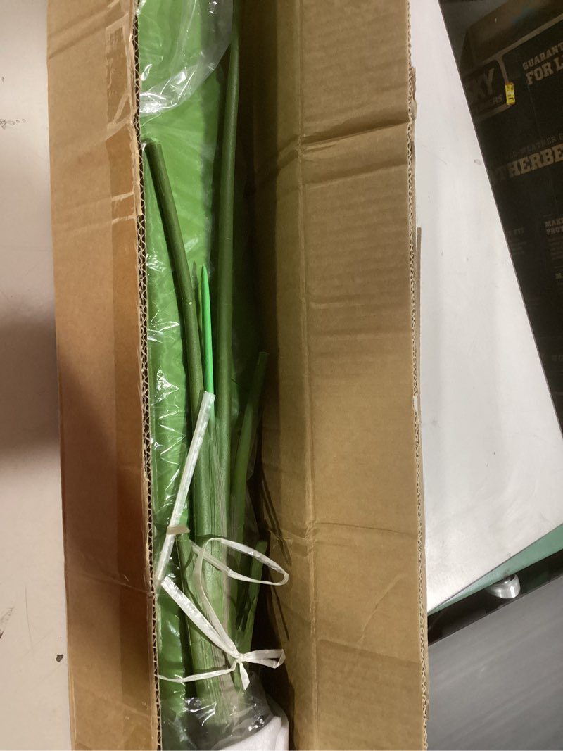 Condition photo showing New/Like New for 5.2FT Artificial Bird of Paradise Plant, Faux Artificial Trees, Tall Fake Realistic Tree, 10 Trunks Silk Leaf Plant with Plastic Pot for Home Office Decor Indoor Outdoor Modern Decoration