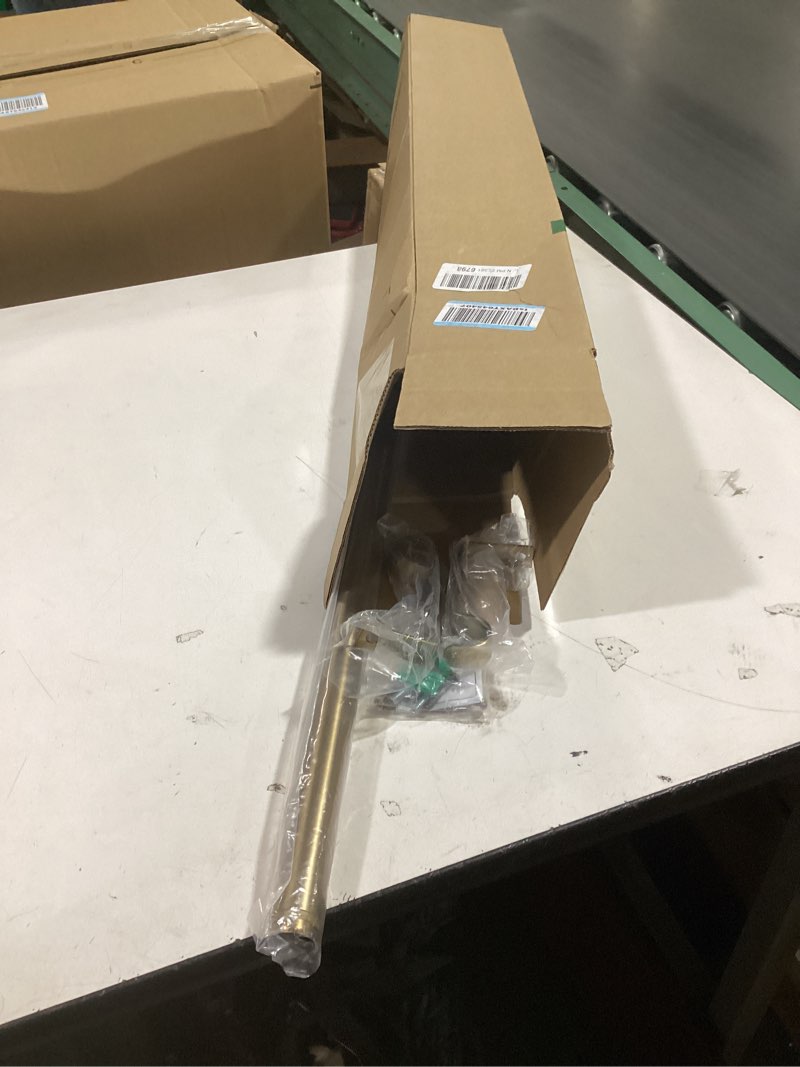 Condition photo showing New/Like New for Ivilon Drapery Window Curtain Rod - End Cap Style Design 1 Inch Pole. 28 to 48 Inch Color Warm Gold 28 to 48 in.