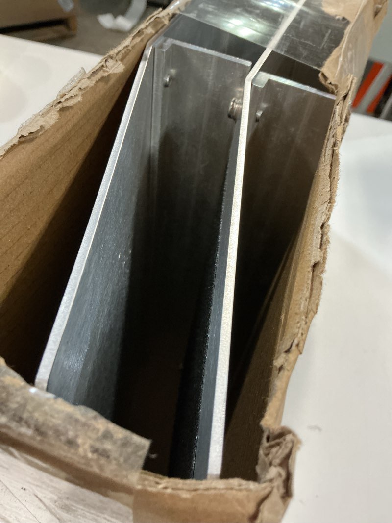 Condition photo showing Good Condition for 2pc×12"L×1.6"H Bridge Threshold Ramps for Doorways, Fits 2.8–5.1" Wide Thresholds with Adjustable Support Bars,Non-Slip Aluminum Wheelchair Ramps for Home Steps,Sliding Door Ramp for Wheelchair 12"Lx2pc & 2.8–5.1" Wide