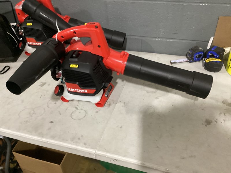 Condition photo showing As Is for craftsman b2000 25-cc 2-cycle 410-cfm 180-mph gas handheld leaf blower