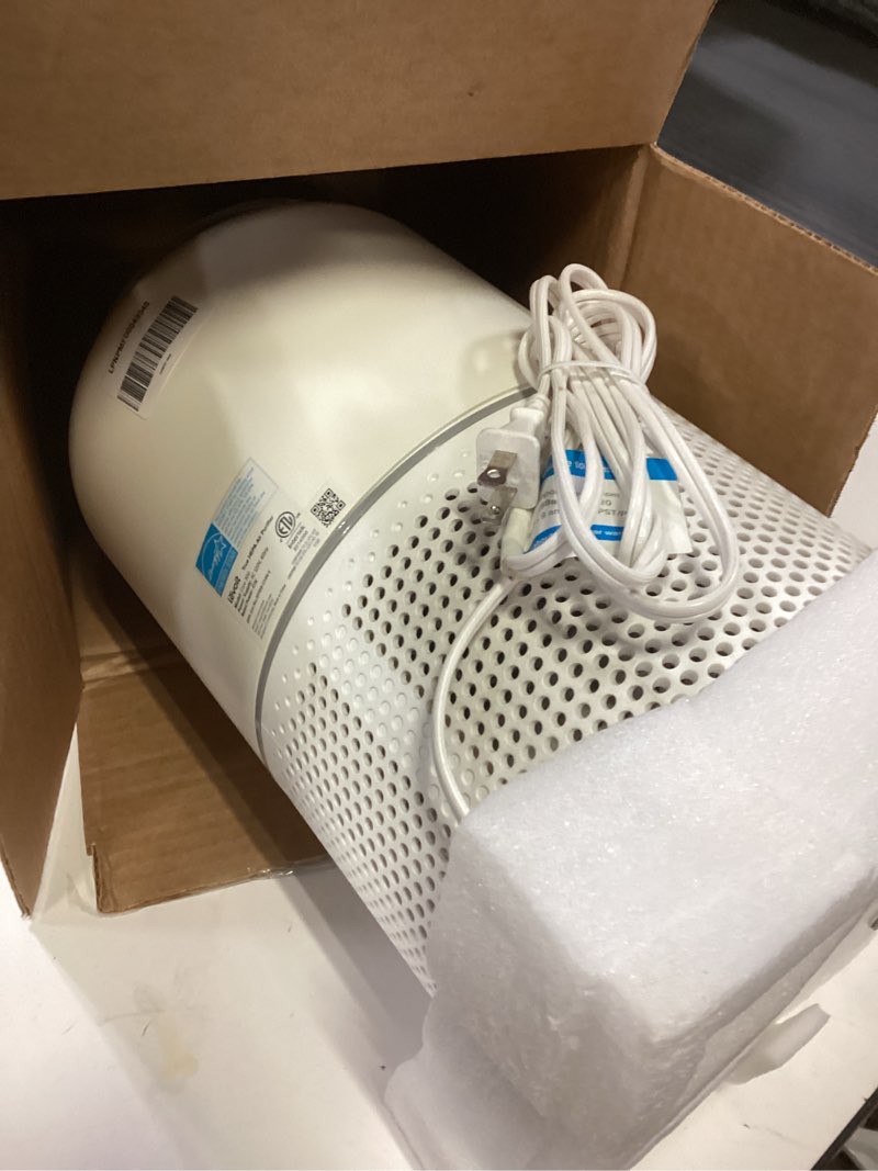 Condition photo showing As Is for LEVOIT Air Purifiers for Home Bedroom, HEPA Sleep Mode, AHAM VERIFIDE, Smart WiFi for Home Large Room, Quiet Cleaner for Pet Hair, Allergies, Dust, Smoke, Pollon, Alexa Control, Core300S-P, White White Core 300S-P