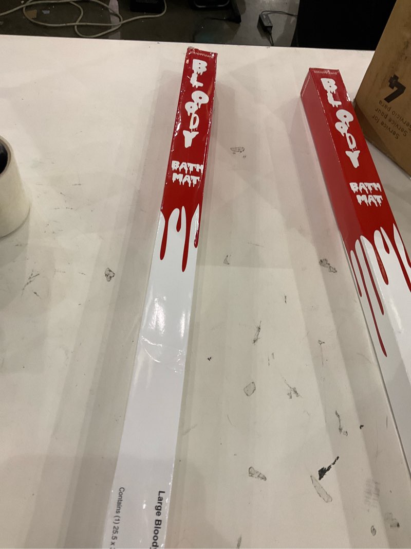 Bloody Bath Mat – Color Changing Mat Really Turns Red When Wet, Dries White – Horror Gifts for Her –