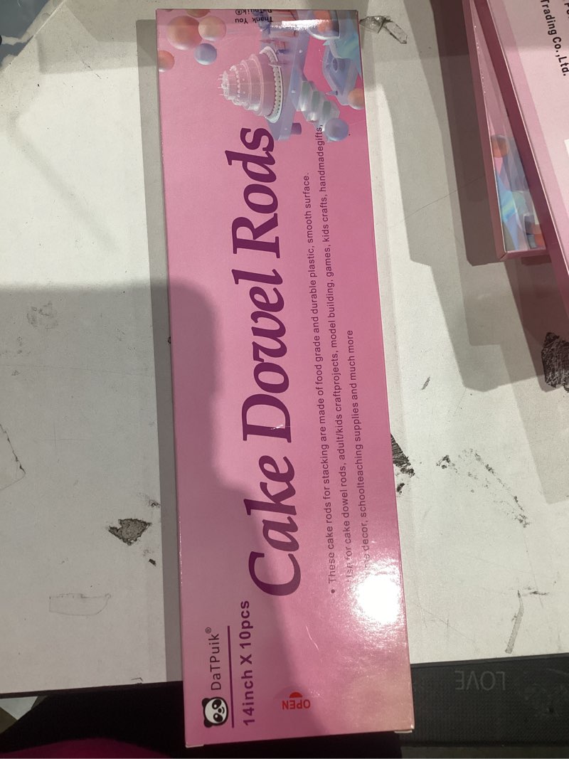 Condition photo showing New/Like New for 10PCS 14 Inch White Plastic Cake Dowel Rods for Tiered Cake Construction and Stacking Supporting Cake Round Dowels Straws with 0.4 Inch Diameter 14inchX10pcs