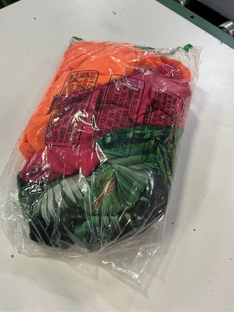 Condition photo showing Good Condition for tingjoo set of 3 hawaii arch backdrop cover, 4ft, 5ft, 6ft tropical theme birthday party decoration, spandex fitted arch stand covers for summer beach birthday party (rose red, orange,hawaii) rose red, orange hawaii