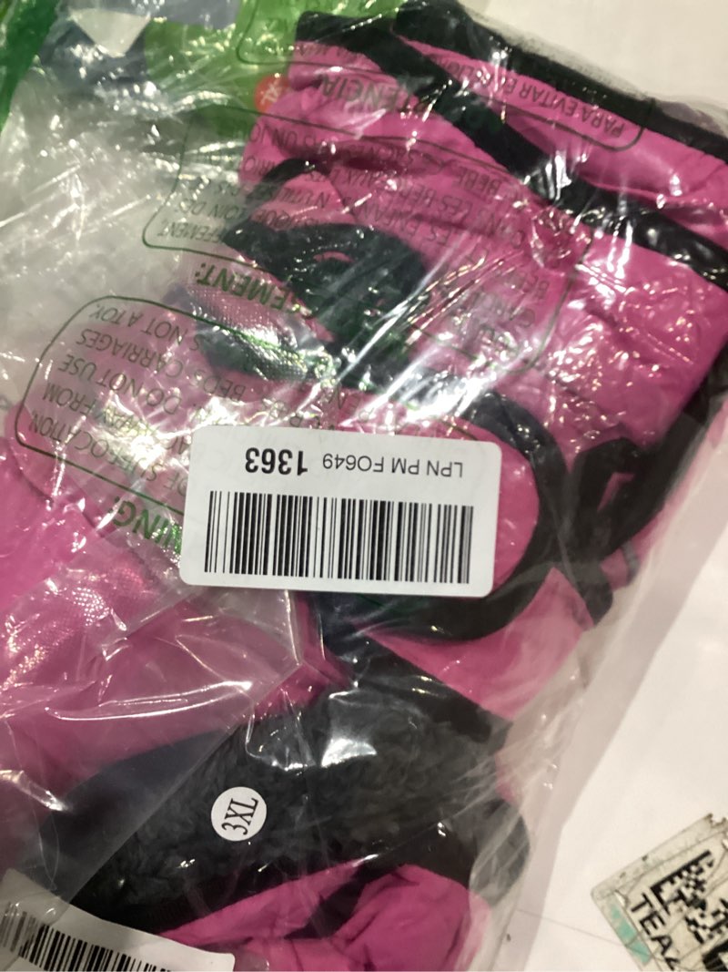 Condition photo showing Good Condition for Dotoner Waterproof Dog Coat Warm Fleece Lined Jacket Reflective Winter Pet Apparel for Small Medium Large Dogs with Leash Opening Adjustable Neck & Tail Drawstring Small Blue