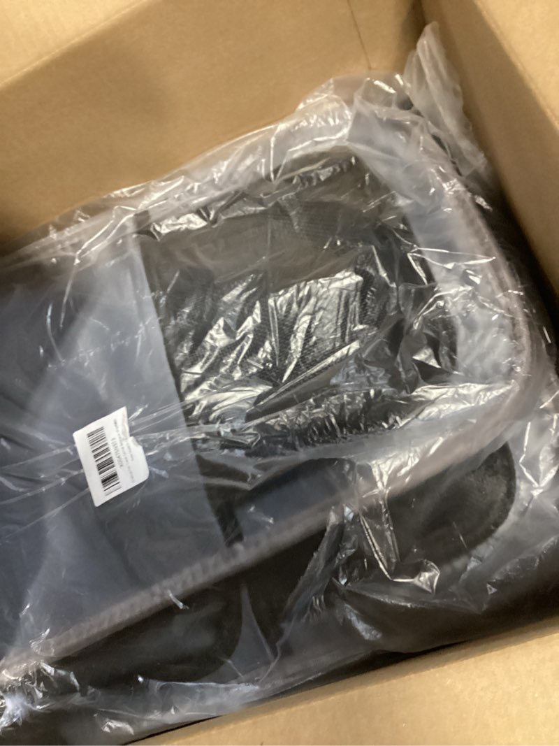 Condition photo showing New/Like New for Cat Backpack Carrier,Double Side Expandable Cat Carrier Backpack,Dog Carrier Backpack for Medium Cats and Small Dogs,Puppies Up to 20 Lbs,Pets Carrier Backpack with Breathable Mesh(Grey) Grey + Black Mesh