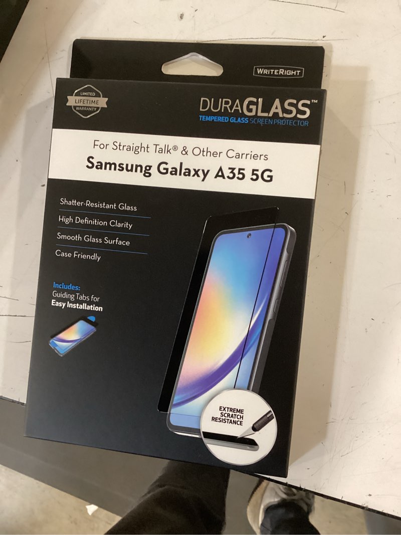 Condition photo showing New/Like New for duraglass tempered glass screen protector for samsung galaxy a35 5g