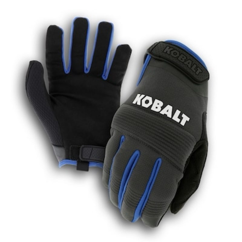 Condition photo showing New/Like New for kobalt large black synthetic leather 1 -pairs item