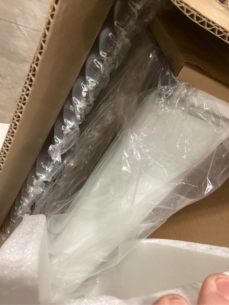 Condition photo showing Good Condition for Fundin Bathroom Wall Mount Cabinet with Two Glass Shelves, 20 x 24 Inch Recess or Surface Mount Medicine Cabinet, Frameless Mirror Door Cabinet Aluminum 20W x 24H x 5.2D