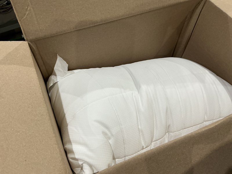 Condition photo showing Good Condition for nuzzle adjustable firm pillow , luxury standard size bed pillow hotel collection - best adjust height soft cooling pillow for back, stomach or side sleepers - home gifts standard size (set of 1) white