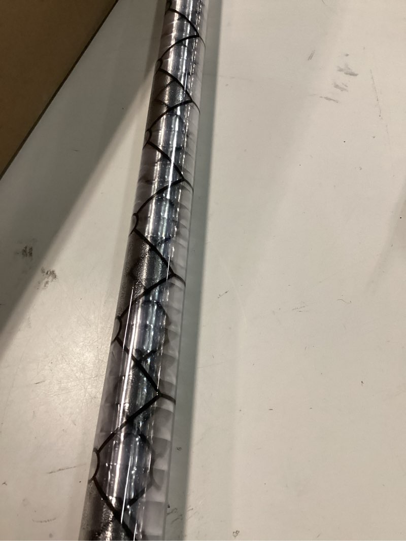 Condition photo showing Good Condition for SUNBABY Reeded Glass Window Privacy Film, Decorative Frosted Glass Window Film for Bathroom & Front Door, 3D Static Cling Window Coverings Day and Night Privacy Sun Heat Blocking (23.6 x 157.4 Inch)