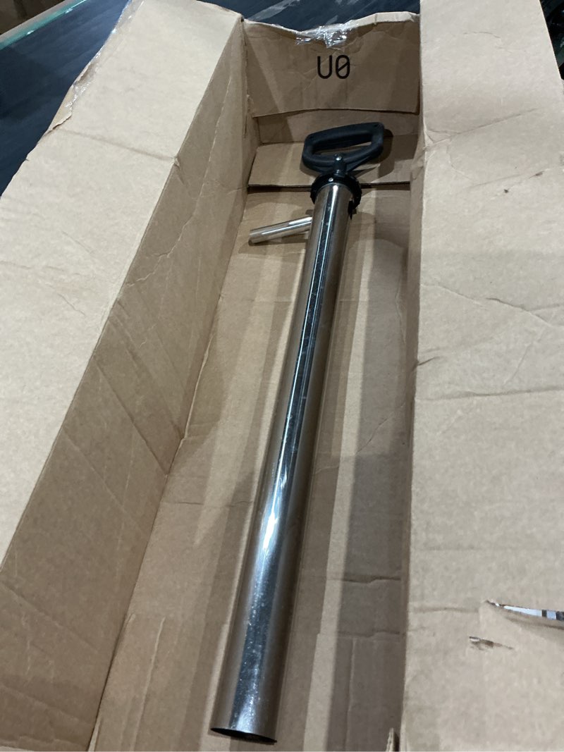 Condition photo showing As Is for incomplete. missing parts. shrimp extractor - stainless steel catching tool for beach, easy to carry shrimp gun and fish pump