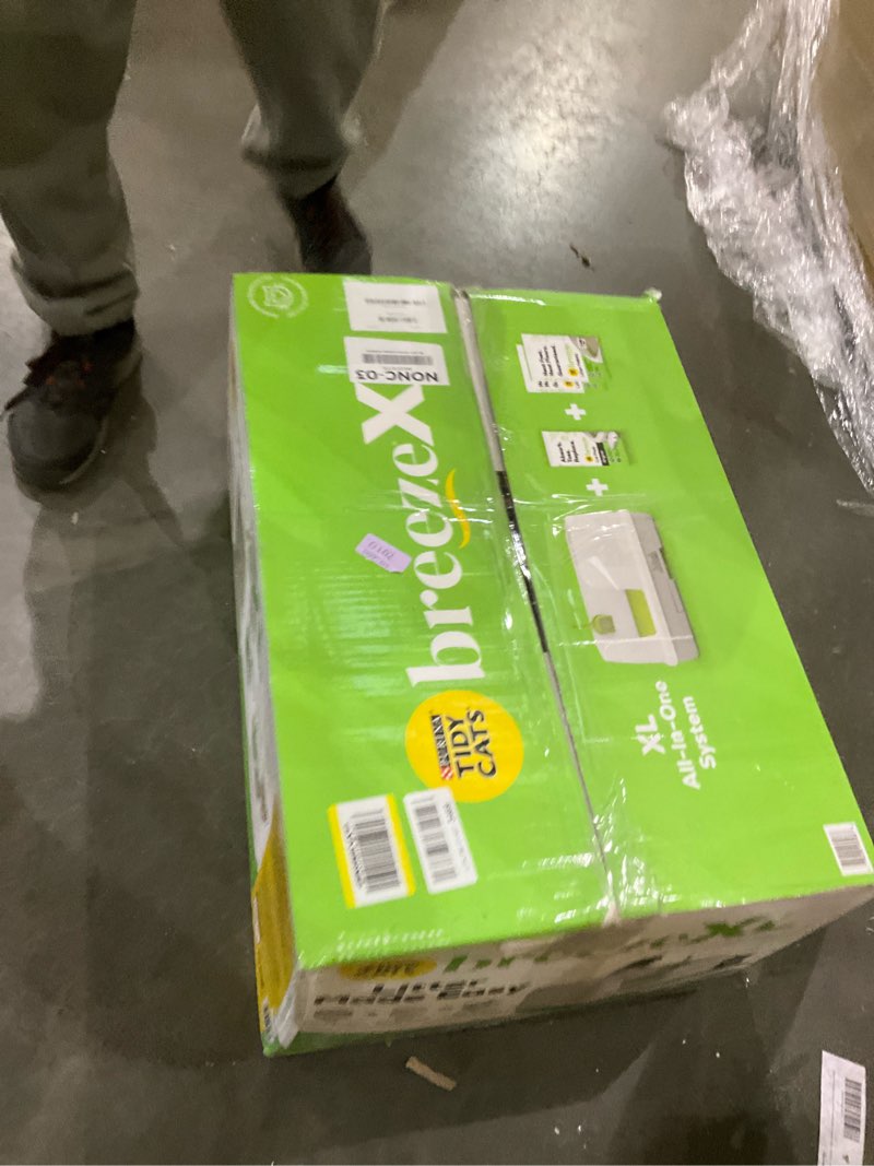 Condition photo showing New/Like New for Purina Tidy Cats Non Clumping Litter System, Breeze XL All-in-One Odor Control & Easy Clean Multi Cat Box - 18 lb. Box