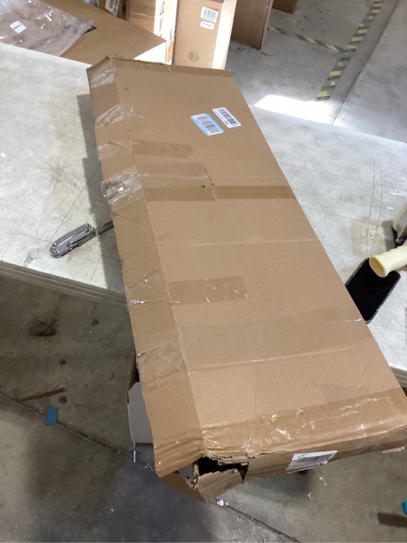 Condition photo showing As Is for 4Pack Cylinder Stands for Party, Foldable Cardboard Columns with 4 Clear Round Top Plates, Cake Display Pedestal Stand for Wedding Banquet Vendor Events Decorative Beige