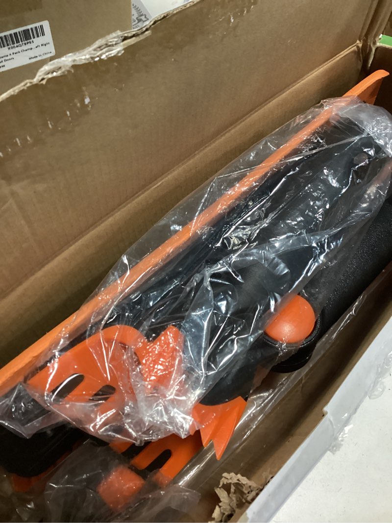 Condition photo showing Good Condition for SEAAES 56 Inch Truck Snow Brush Scraper Long Handle, Heavy Duty Extendable Snow Broom for SUV, Windshield Ice Scraper with Foam Grip for Car Automobile Vehicle Window - Orange Orange 56 Inch