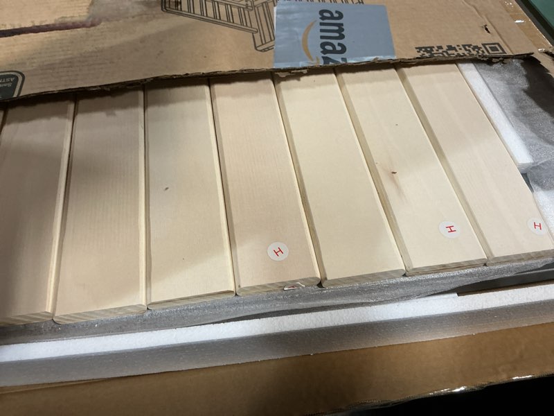 Condition photo showing New/Like New for Dream On Me Classic Design Toddler Bed In Steel Grey, Greenguard Gold And JPMA Certified, Low To Floor Design, Two Side Safety rails, Non-Toxic Finishes, Wooden Nursery Furniture Steel Grey Bed