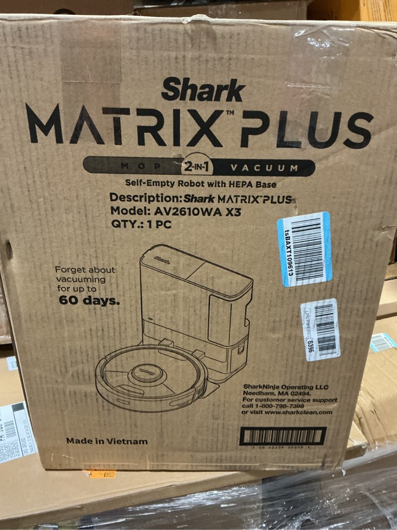 Shark AI Ultra 2-in-1 Robot Vacuum & Mop with Sonic Mopping  Matrix Clean