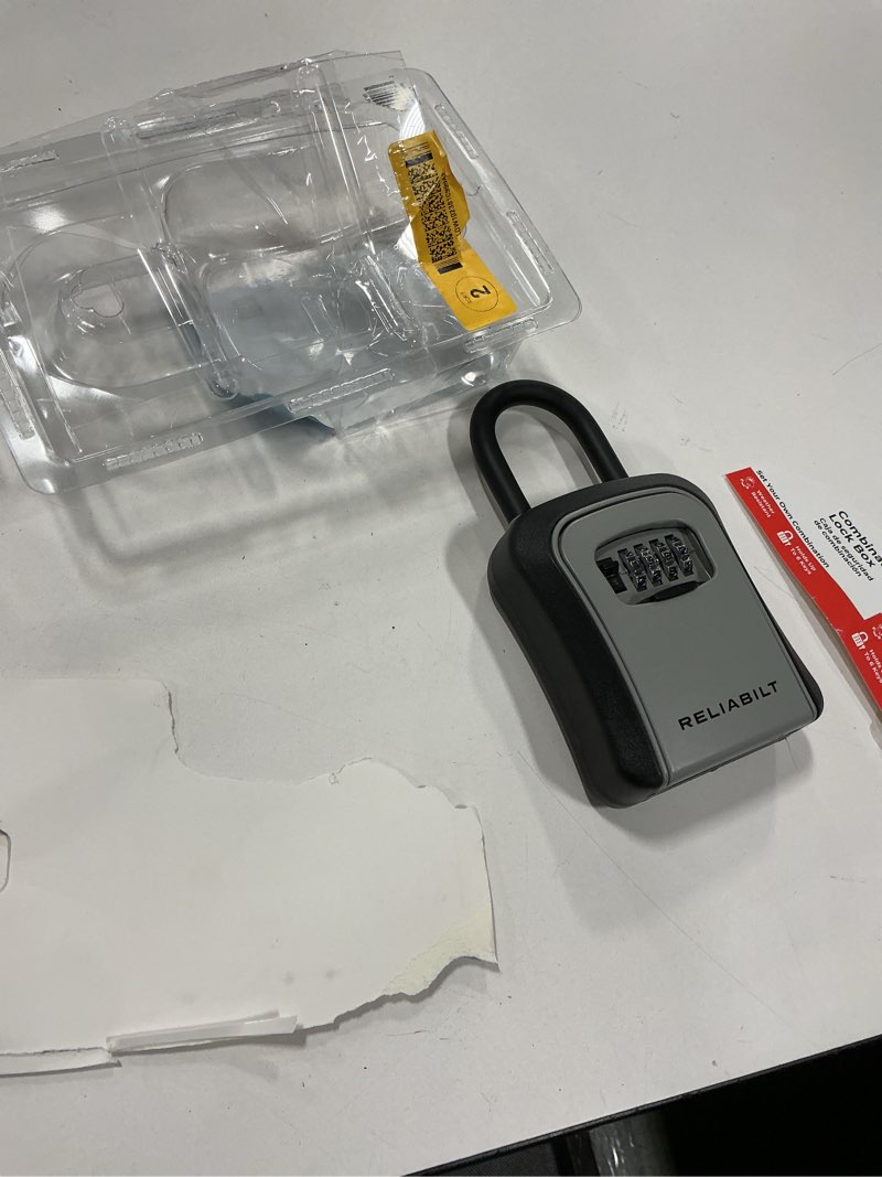 Condition photo showing As Is for Key door lock box