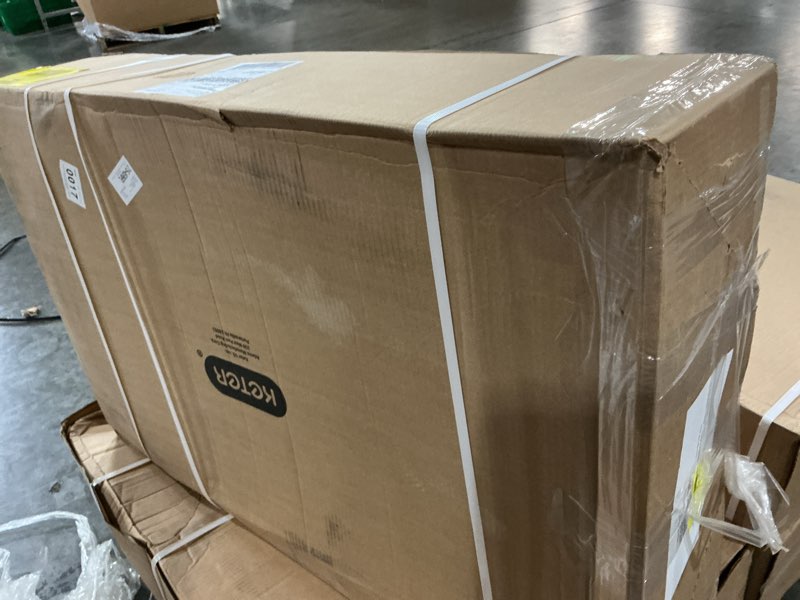 Condition photo showing New/Like New for keter 259963 everest adirondack chair brown 