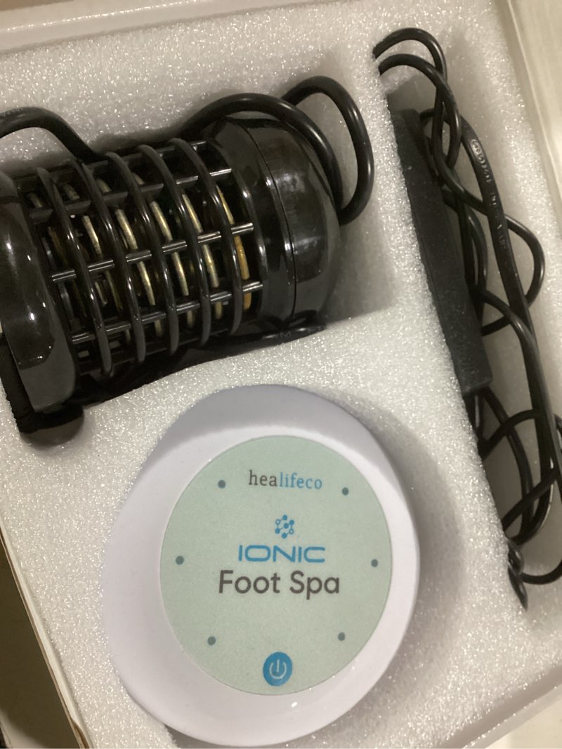 Condition photo showing New/Like New for Ionic Foot Spa by Healifeco – Ion Foot Bath Detox Machine - For Toxins, Heavy Metals & Free Radicals – Activates 2,000 Foot Detox Nodes – Easy 30-Min Home Detox – 90,000+ Happy Users Trust It