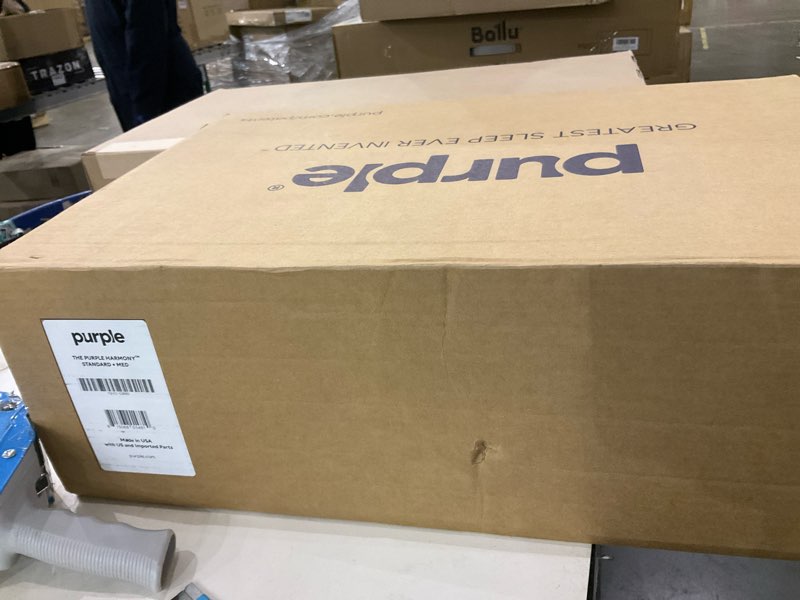 Condition photo showing New/Like New for Purple Harmony Pillow - Standard - Medium, Greatest Pillow Ever Invented, 360º Hex Grid & Talalay Latex Core - No Pressure Support, Stays Cool, Luxurious Comfort Standard – Medium