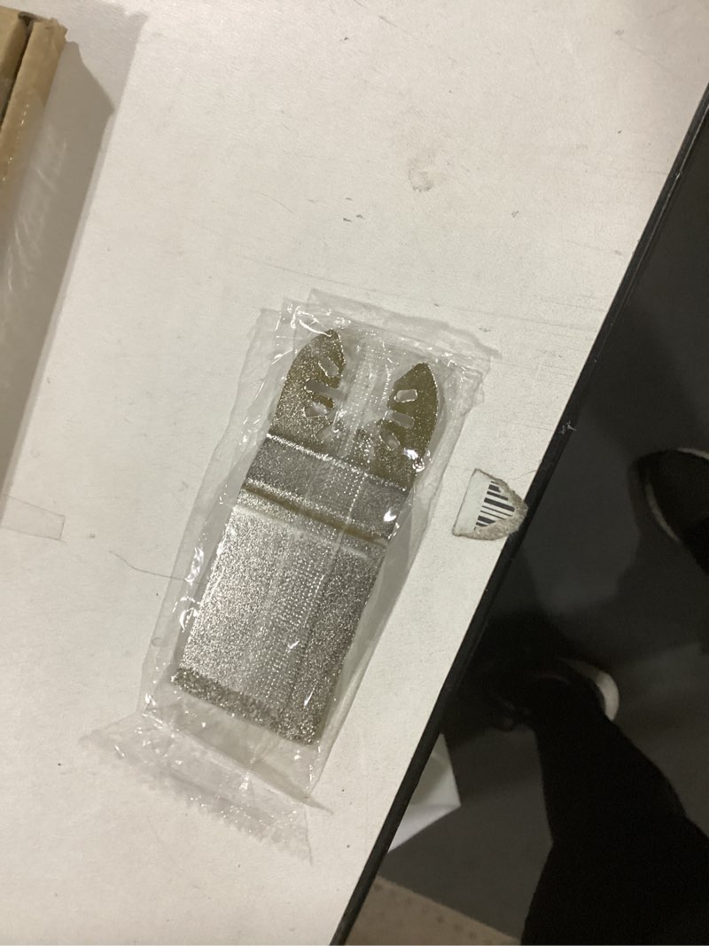 Trivd Frol 15 PCS Titanium Oscillating Saw Blades Metal Cutting, Universal Multitool Blades for Soft