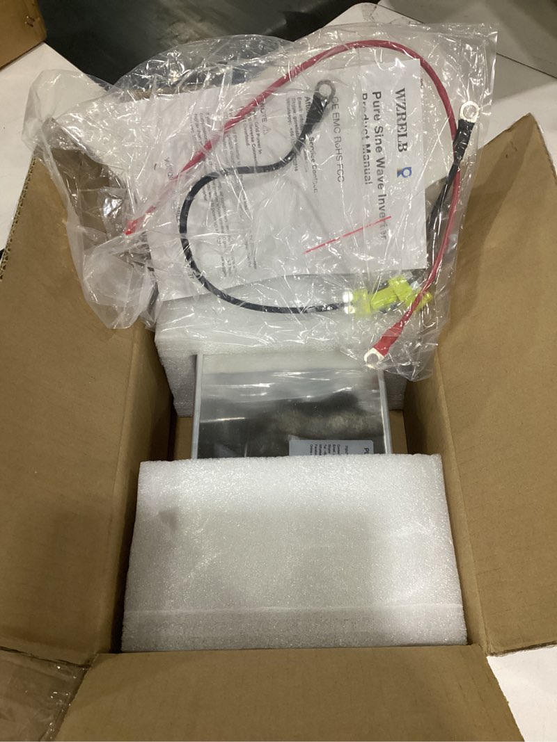 Condition photo showing Good Condition for 2000w pure sine wave inverter-36v dc to 110v 120v ac power converter with 4 ac outlets, 36 volt power inverter for truck, rv, camping, home, emergency power 2000w 36v silver