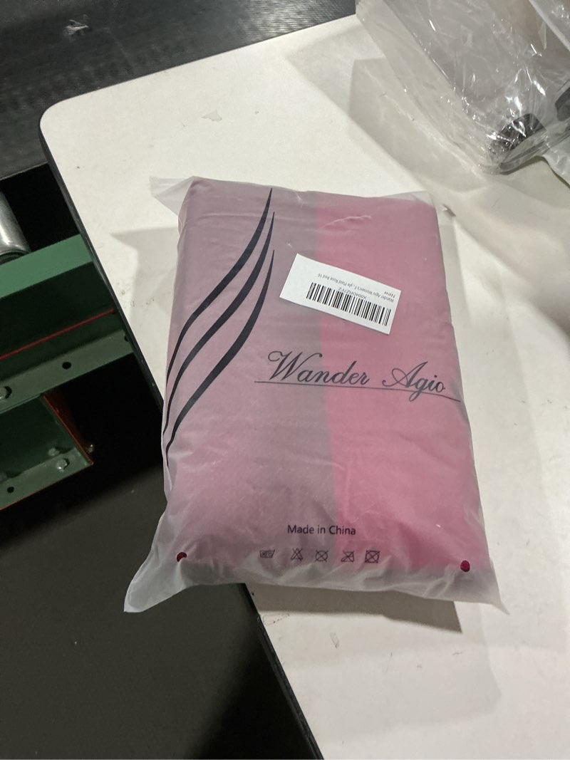 Condition photo showing Good Condition for Wander Agio Women's Fashion Scarves Long Cashmere Like Shawl Winter Warm Knit Large Tassel Plaid Scarf Rose Red 16