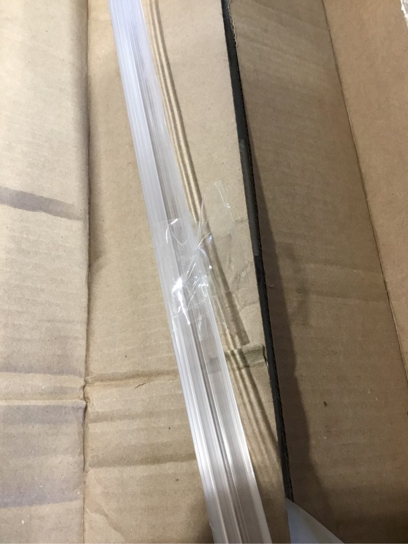 Condition photo showing Good Condition for Frienda 2 Pack 26 Inch Two-pronged Shower Vinyl Sweep and Seal Top or Bottom Seal Accent Drip Vinyl Universal Use for Top or Bottom for Home or RV Showers (Straight Edge) 26 Inch Straight Edge