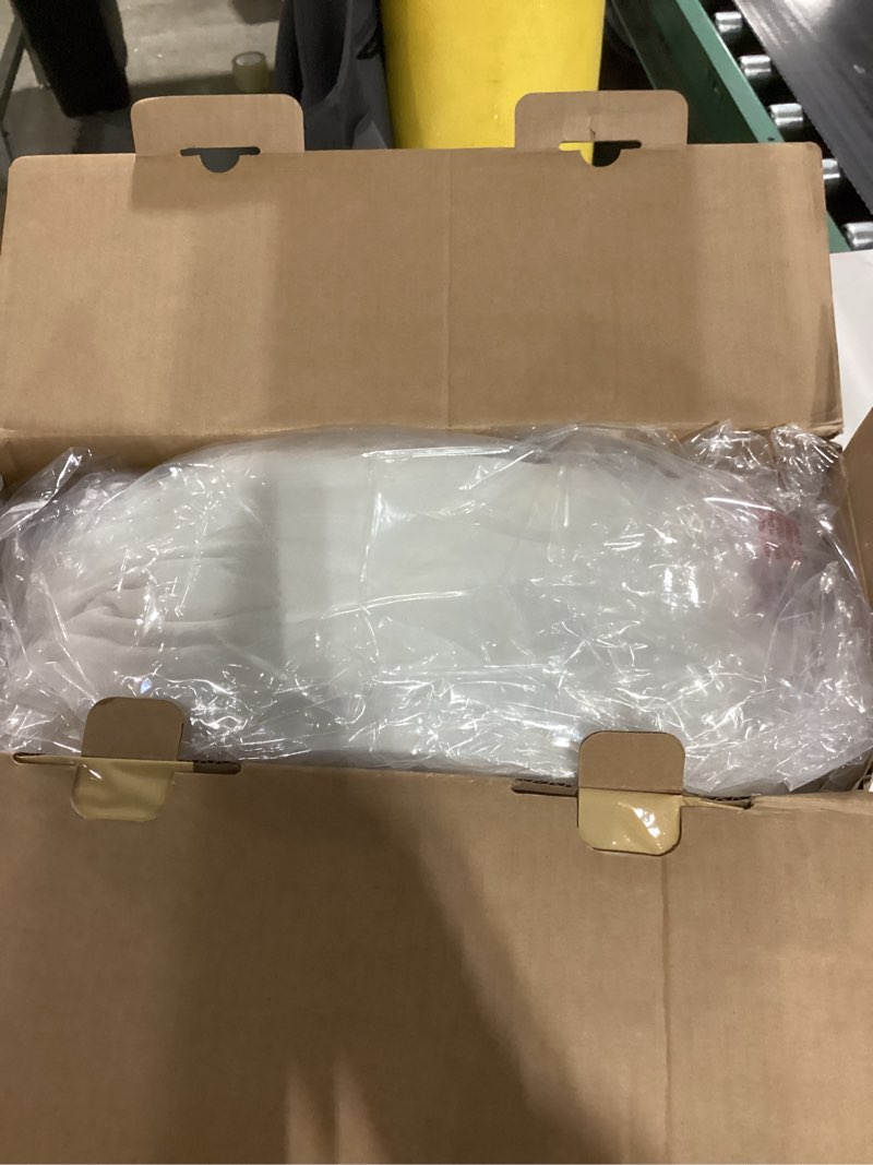 Martha Stewart Hotel Collection Pillow 500 Thread Count Damask Stripe Embroidered Feathers Soft Hypo