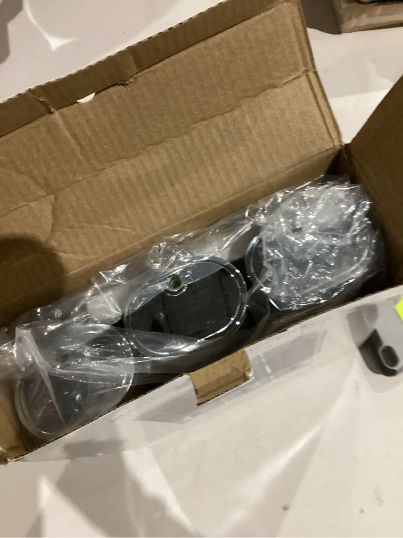 Condition photo showing As Is for Shampoo and Conditioner Dispenser,Shower Soap Dispenser 3 Chamber No Drill Wall-Mounted Shampoo Dispenser for Shower Wall Mounted Shower Dispenser for Bathroom Hotel Large Capacity,Black Black 3 Chamber