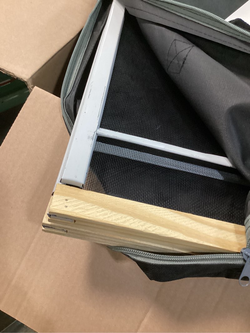 Condition photo showing Good Condition for 2-pack adjustable horizontal window screen 18-37 inches wide, 15 inch high