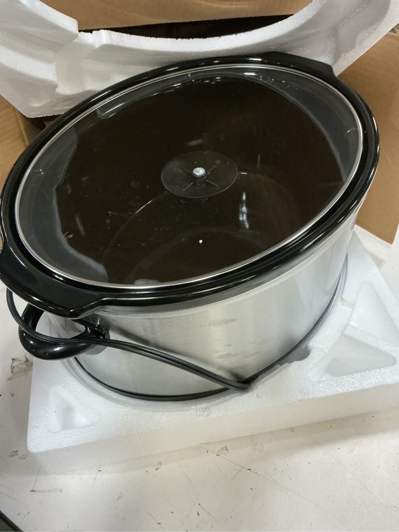 Condition photo showing Good Condition for crock-pot 7qt manual slow cooker - stainless steel