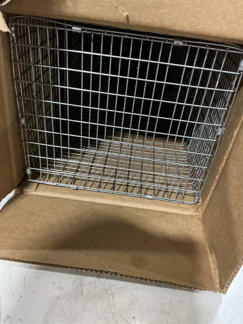 Condition photo showing As Is for havahart 1079sr large 1-door humane catch and release live animal trap cage - live raccoon trap, for bobcats, beavers, dogs, & more
