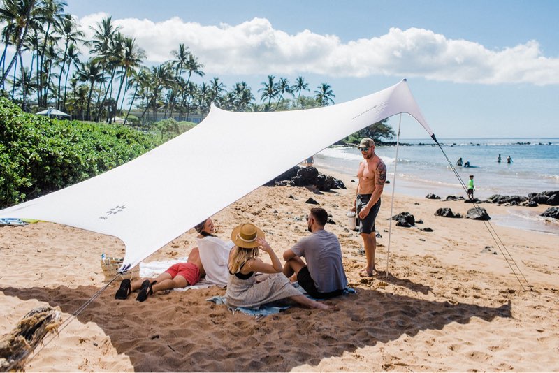 Neso Tents Grande Beach Tent, 2.1 m(7ft) Tall, 2.7m(9ft) x 2.7m(9ft), Reinforced Corners and Cooler Pocket
