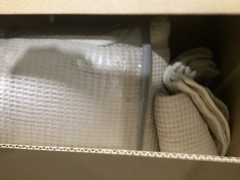 Condition photo showing Good Condition for (Similar to) CozyTide Oversized King Bedspread 120\"x120\",100% Cotton Light Khaki Waffle Weave Quilt Set 3Pcs Soft Lightweight Oversized King Quilt Bedding Set,Farmhouse Bedding Coverlet for All Seasons Oversized King 120x120 2-light Khaki