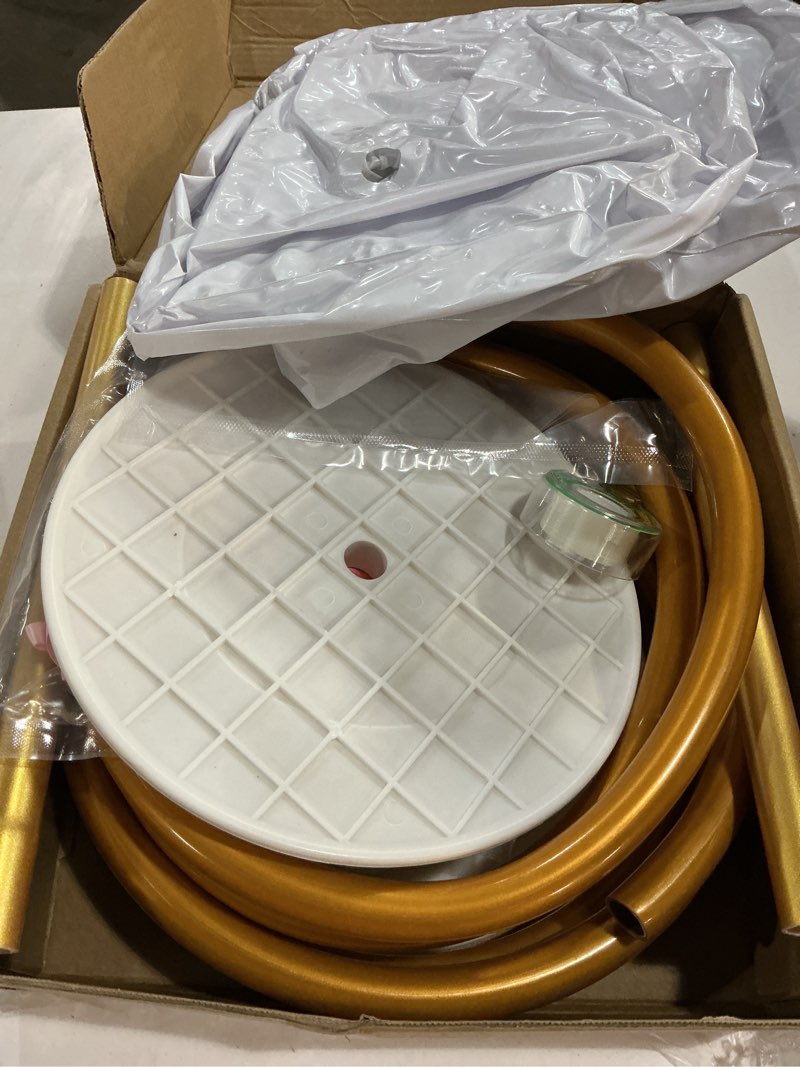 Condition photo showing Good Condition for Balloon Arch Stand with Base - 8.2ft & 5ft Balloon Arch Kit with Bendable Tubes, Half Arch Stand, Balloon Column & Arch Frame for Weddings, Birthdays, Baby Showers