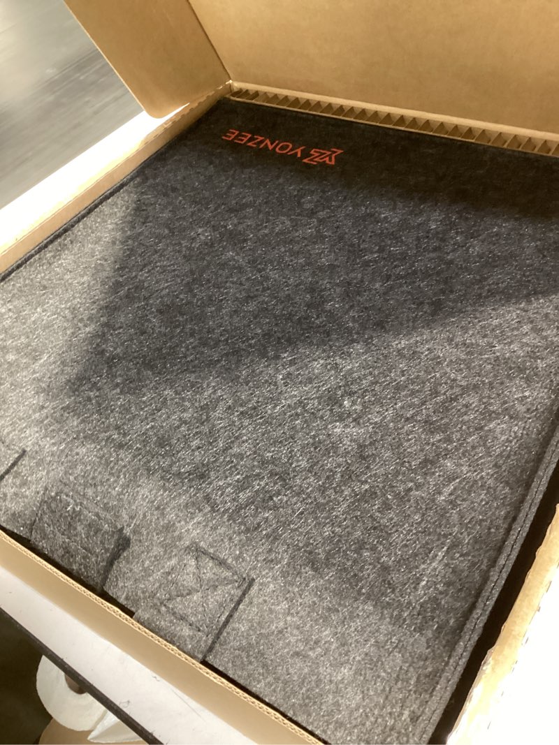 Condition photo showing Good Condition for yonzee foldable desk food tray (carbon edition) for tesla model y juniper model 3 - upgraded table w