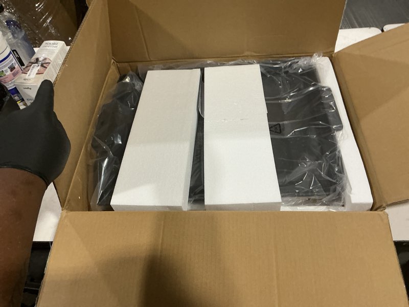 Condition photo showing Good Condition for updated cast iron griddle for gas grill, 23" x 16" large matte porcelain enamel griddle for gas & charcoal grills, universal flat top plate with extra high sidewalls for camping, tailgating, parties 23" x 16" x 2.6"