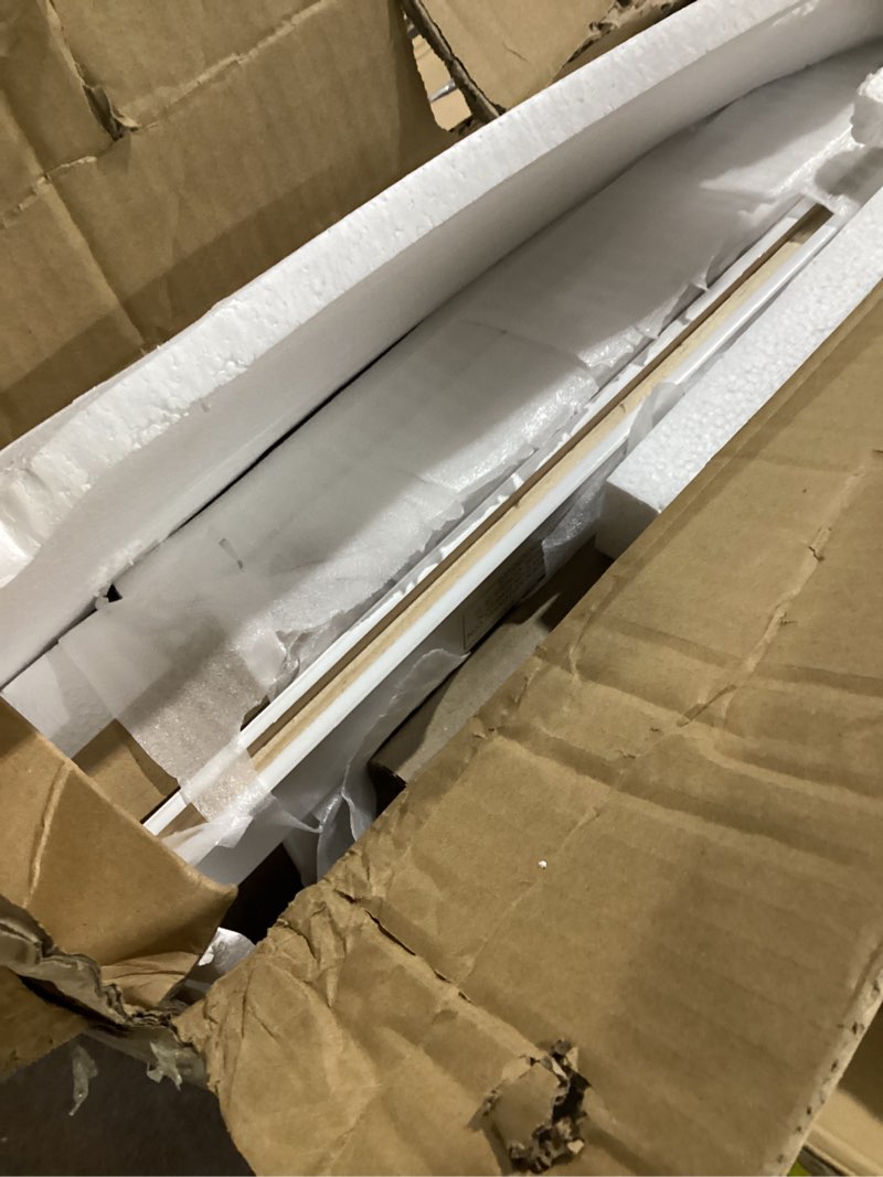 Condition photo showing Good Condition for dream on me storybrooke 5-in-1 convertible full-size crib with under drawer, pebble grey, greenguard gold & jpma, convert to toddler, day & full-size bed, 3 mattress heights, sustainable pinewood crib with drawer white