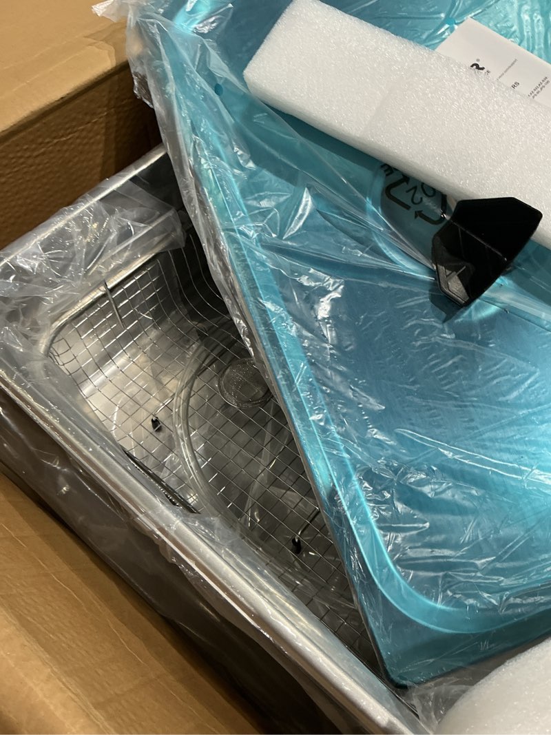 Condition photo showing Good Condition for vevor 22l sonic cleaner with heater timer & basket, professional digital sonic cavitation machine, 480w cleaning machine for lab tools, metal parts, carburetor, brass, auto parts, engine parts