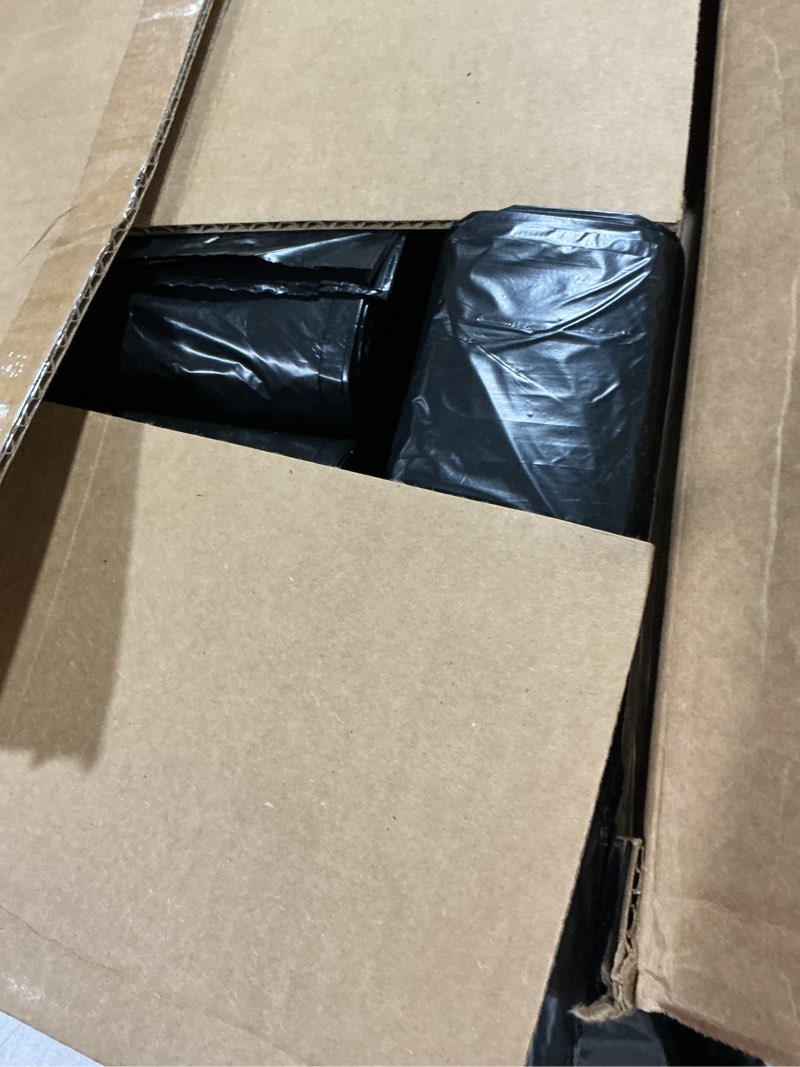 Condition photo showing Good Condition for metronic 30-33 gallon trash bags, 250 count bulk 0.6 mil commercial black garbage bags, 32” x 38” light duty large plastic trash bags, commercial liners for office, retail & paper waste, made in usa 1 count (pack of 250)