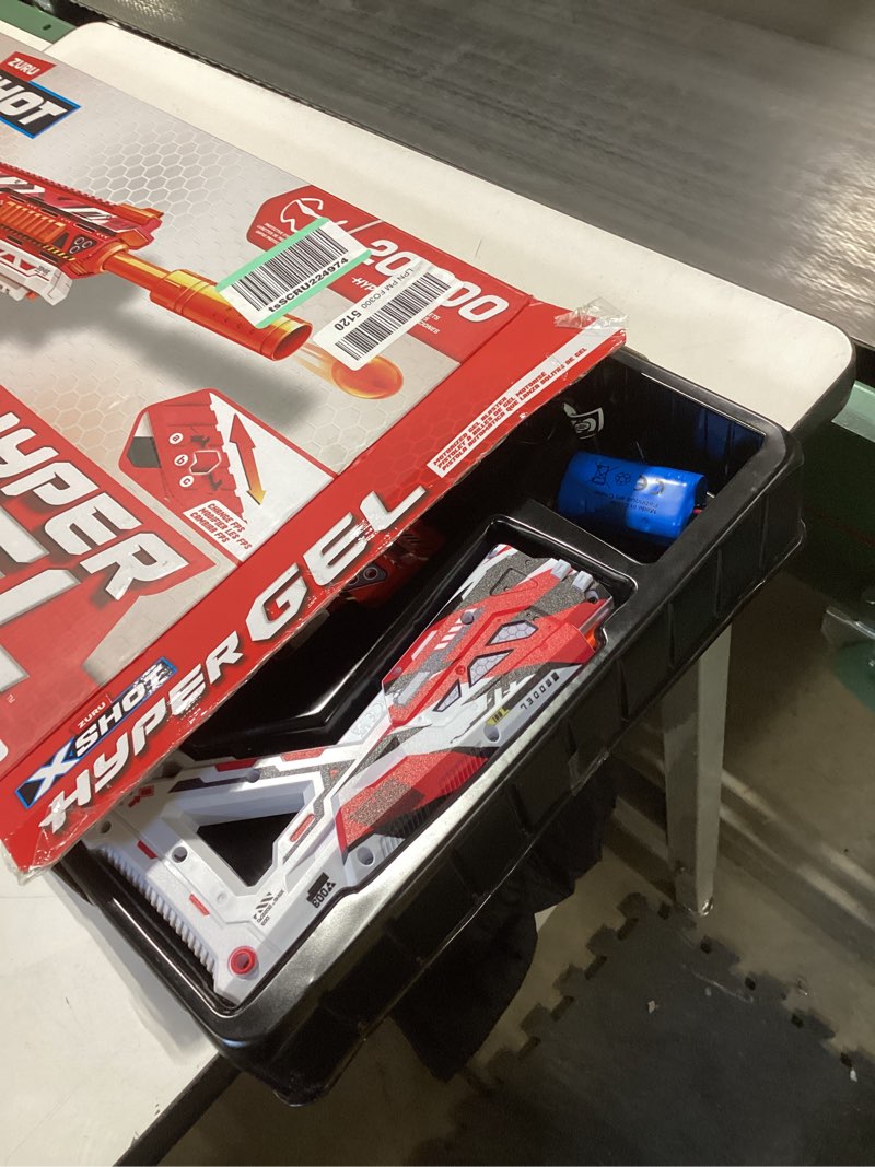 Condition photo showing Good Condition for XSHOT Hyper Gel HPG-700 Blaster, Semi and Fully Automatic Gel Blaster & 20,000 Hyper Gel Pellets, 700 Capacity Mag, Eyewear, Ages 14 & Up by ZURU